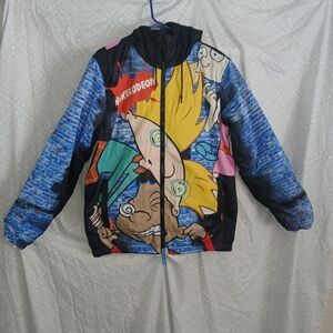 Nickelodeon Cartoon Jacket - Blue and Black